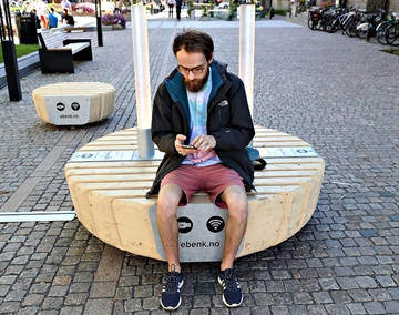 Her er den nye telefonkiosken